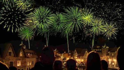 Commemorate Saudi National Day with a fireworks show at Riverland Dubai. Photo: Riverland Dubai