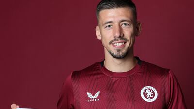 Clement Lenglet joined Aston Villa on loan from Barcelona. Photo: Aston Villa