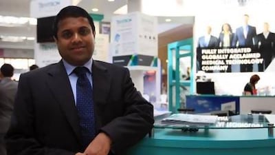 GSK Velu, the managing director and founder of Trivitron Healthcare, says the company is scouting for locations for a UAE manufacturing base. Ravindranath K / The National