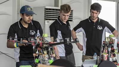 Twenty-six teams will take part in the Mohammed bin Zayed International Robotics Challenge. Vidhyaa for The National