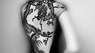 Evening dress, Ralph Lauren. Courtesy of The Metropolitan Museum of Art, Photography © Platon