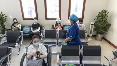 About 200 Chinese citizens registered for the first day of the vaccine drive