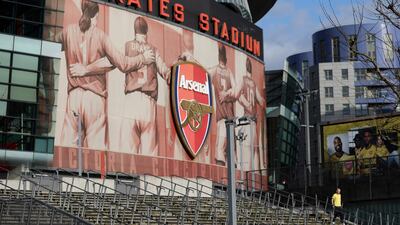 14. Arsenal - 3251 points. The Emirates Stadium in London. AFP