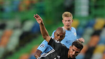 Houssem Aouar - 8: Looked top-quality at times driving forward from midfield, excellent passer of the ball and produced some timely challenges. AFP