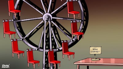 Our cartoonist Shadi Ghanim's take on the challenges faced by the Iraqi prime minister-designate in forming a cabinet