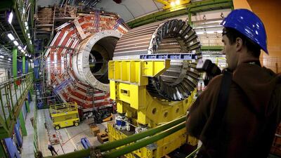 Large Hadron Collider proves the superiority of the human brain. Martial Trezzini / EPA