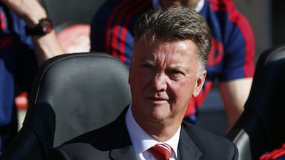 Louis van Gaal shown during Manchester United's Premier League contest against Southampton on Sunday. Stefan Wermuth / Reuters / September 20, 2015