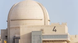 The Barakah nuclear power plant is the largest source of clean electricity in the United Arab Emirates. Photo: FANR