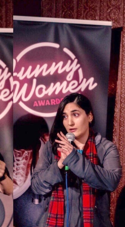 Comedian Jenan Younis wants to change perceptions with laughter. Courtesy Jenan Younis