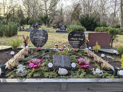 The graves of Aziz and Ahmad. Arthur Scott-Geddes for The National