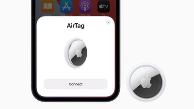 A simple set up easily connects AirTag with iPhone, iPad, or iPod touch.