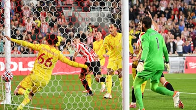 Vitaly Janelt - 7. The German used his strength and tenacity to score Brentford’s equaliser. That moment reflected a robust and energetic performance. Getty Images