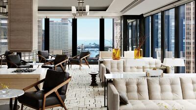 The Langham Club lounge area