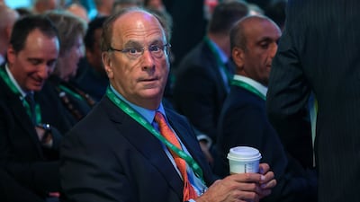 Climate change not only presented a significant challenge but an enormous opportunity, BlackRock CEO Larry Fink told a green investment forum in Riyadh. EPA