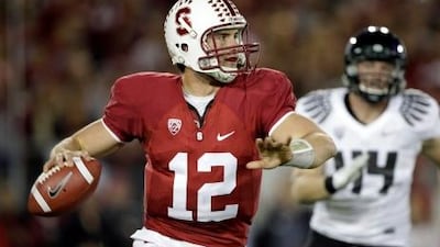 Stanford quarterback Andrew Luck has been nominated for the Heisman Trophy again.