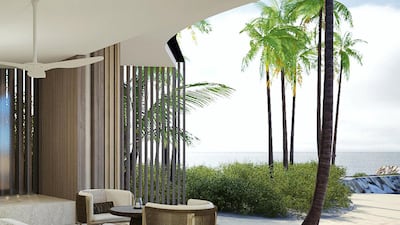 Minimalist interiors make the most of the surrounding nature.