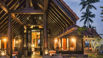 The entrance and reception to Cape Weligama in Sri Lanka. Photo courtesy Tom Parker