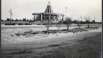 Kentucky Fried Chicken and Wimpy building next to Al Bateen Airport, circa 1970s. Copyright Zaki Nusseibeh