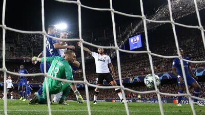 Chelsea's Christian Pulisic scores their second goal. Reuters