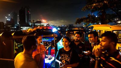 Around the compound of the ousted PM Ranil Wickremesinghe in Colombo, Sri Lanka. Jack Moore / The National