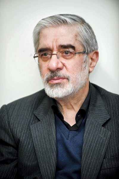 Mir Hossein Mousavi. AFP