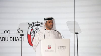 Saif Al Hajeri, chairman of the Department of Economic Development, briefs businesses on the new additions to Ghadan 21