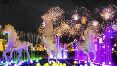Fireworks will return to Global Village every Thursday and Friday until April 18, after briefly being paused. Courtesy Global Village