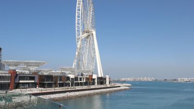 The centrepiece on Bluewaters Island is Ain Dubai.
