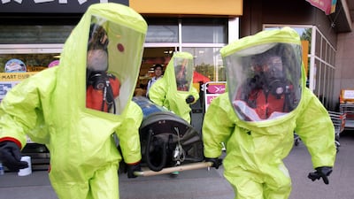 The use of chemical weapons is banned under international treaties but there are fears AI will raise the threat level. Getty Images