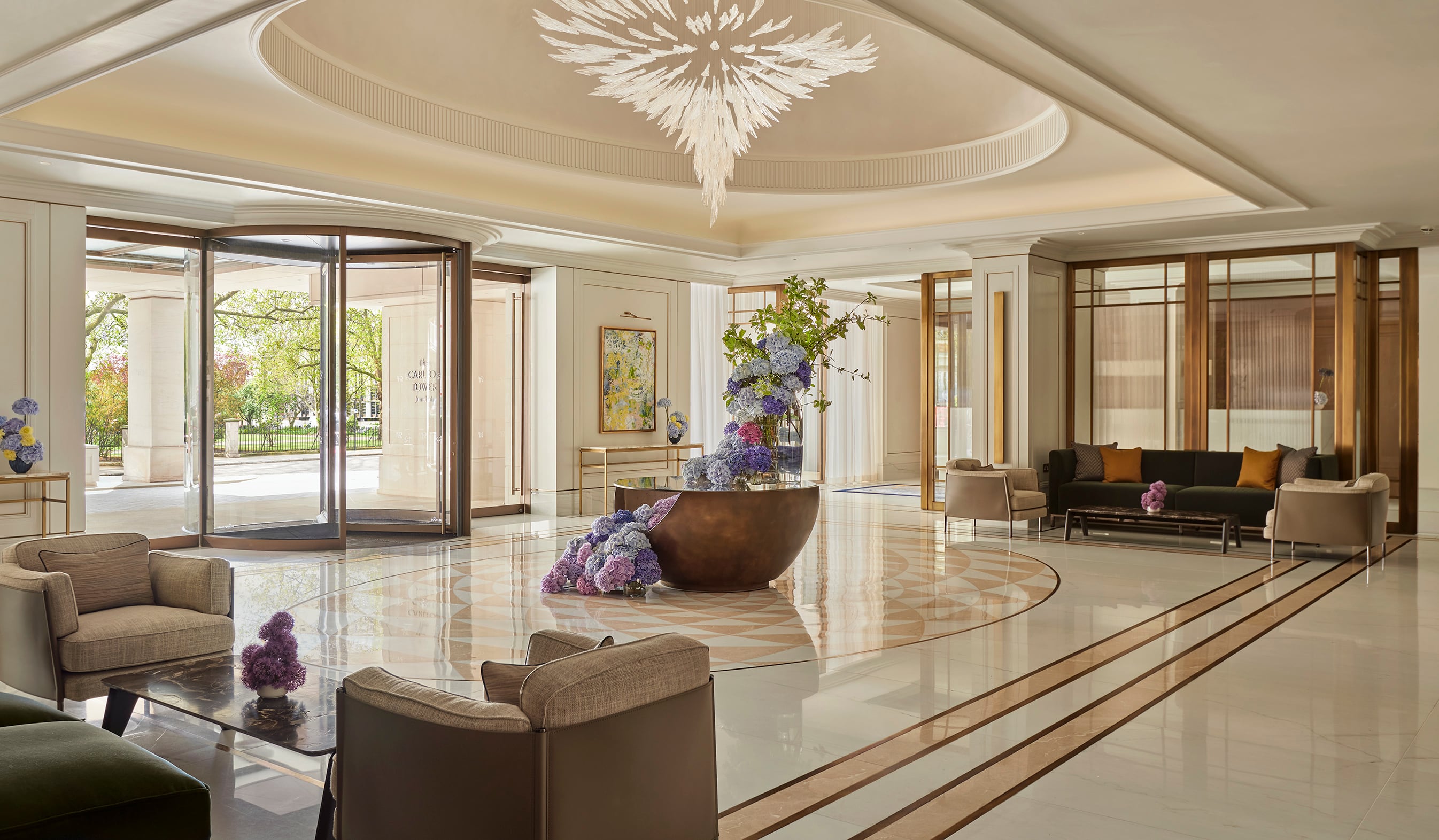 Image linked from the original feed: Inside the lavish London hotel where President Sheikh Mohamed and Dubai Ruler met this week