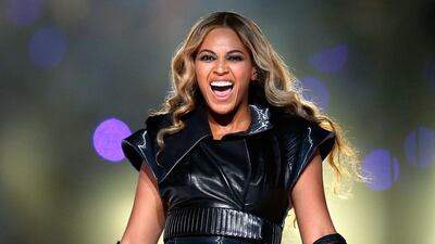 Singer Beyonce has been criticised for taking a political stance. Chris Graythen / Getty Images /AFP