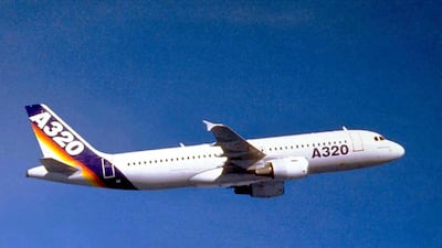 An Airbus A-320 in Toulouse, south-western France. AFP