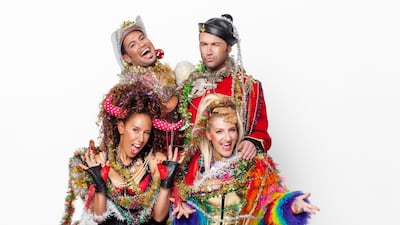 The Vengaboys today, from top left, Donny Latupeirissa, Robin Pors, Denise PostVan Rijswijk and Kim Sasabone. Courtesy Zero Gravity
