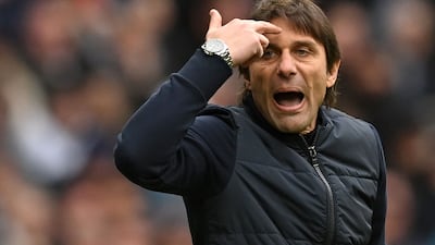 Coach Antonio Conte has left Tottenham. AFP