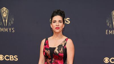 Jac Schaeffer in Rani Zakhem at the 73rd Primetime Emmy Awards. AP