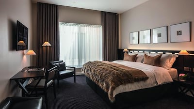 A superior room at the The Nadler Soho hotel in London. Courtesy Nadler Hotels