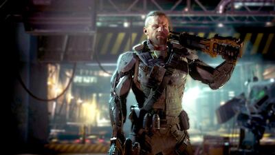 A scene from Call of Duty: Black Ops 3, the third instalment in Treyarch’s military shooter saga. Courtesy Activision