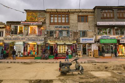 Commerce on Walking Street in Leh. Getty images