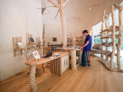 Succesful applicants will spend six months on the desert island running the pop-up Barefoot Bookshop. Courtesy Ultimate Library