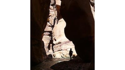 The hike from Hammamat Ma'in to the Dead Sea is one of Jordan's most spectacular.