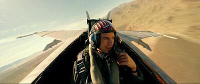 Tom Cruise as Captain Pete 'Maverick' Mitchell in 'Top Gun: Maverick.' Photo: Paramount Pictures