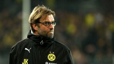 Jurgen Klopp's Borussia Dortmund are 15th in the Bundesliga table, three points off the bottom. Christian Charisius / AFP / DPA / October 28, 2014