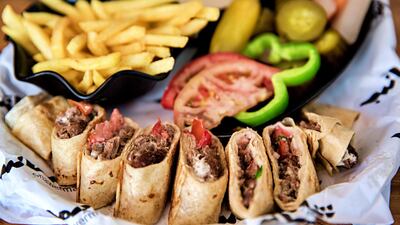 One of Shawerma Zarb's sandwich meals. Courtesy Hiba Joudeh