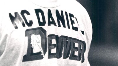 Former NFL receiver Orlando McDaniel. Denver Post / Getty Images