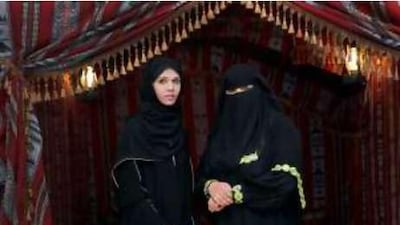 Poets such as Nawal Salem, left, and Maryam al Naqbi will get the chance to regularly express themselves at the new centre.