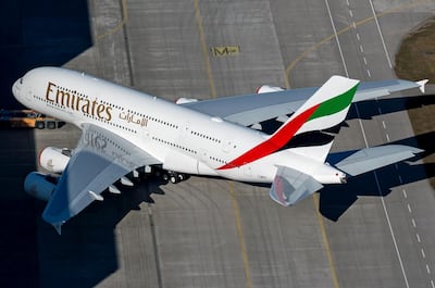 Emirates cancelled two flights from Dubai to Orlando before Hurricane Dorian hits the south-eastern US. Courtesy Emirates