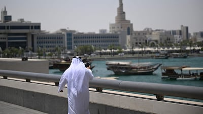 A visitor to Doha's Museum of Islamic Art on Thursday. Gulf security is no longer a purely military matter. AFP