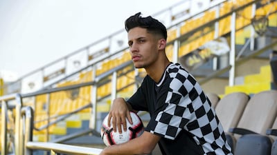 Ali Saleh was born in Dubai to a Scottish mother and an Emirati father. The 19 year old's impressive form for Al Wasl over the course of the 2018/18 Arabian Gulf League season led to a call-up for the senior national team. Chris Whiteoak / The National
