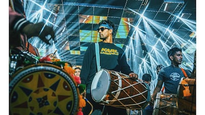 Vicky Kaushal, whose film 'Sardar Udham' won many of the night's technical awards, rehearses for his performance. Photo: Instagram / viclykaushal09