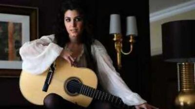The British artist Katie Melua has just released her third CD in the Middle East. Her first two albums have sold more than eight million copies.
